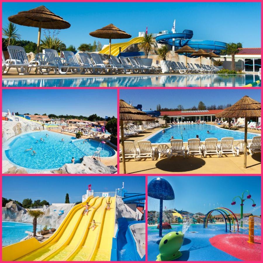 Mobilhome 2Ch Climatise-Terrasse Fermee-4 Velos-Camping 4 Etoiles Les Charmettes Les Mathes Dış mekan fotoğraf